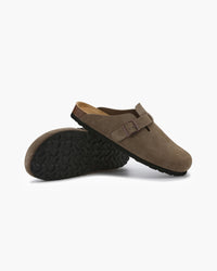 Suede Clogs