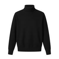 Wool Turtleneck Black