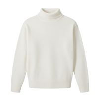 Wool Turtleneck White