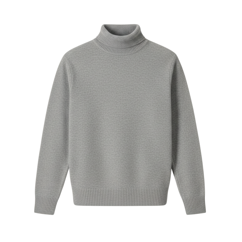 Wool Turtleneck Grey