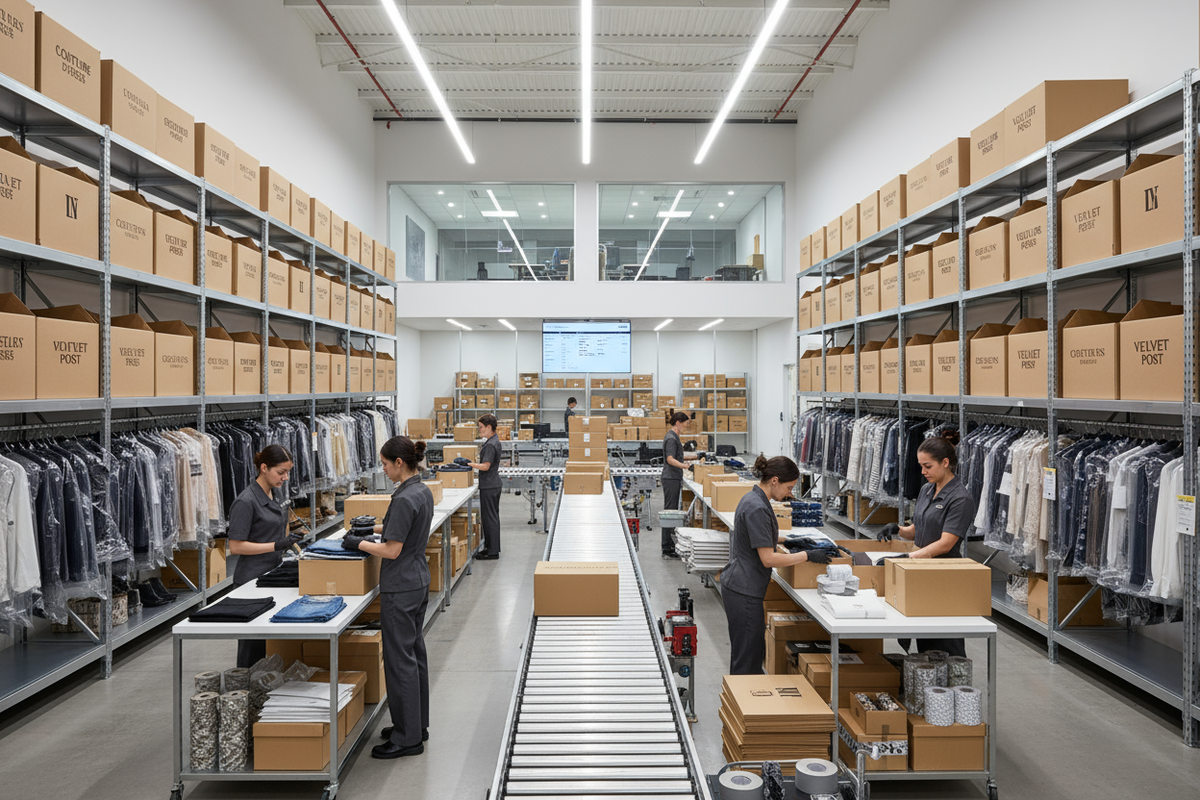 shipping warehouse fashion gerelateerd 